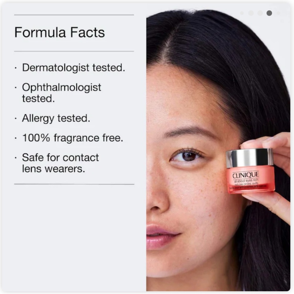 ⬇️🇺🇸🆕NWOB CLINIQUE |FULL| Everyday moisture & brighten All About Eyes Cream* - Picture 7 of 11